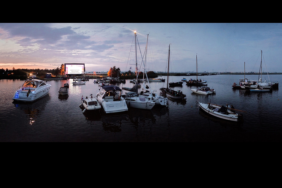 Outdoor Cinema in samenwerking met Zeewierks, Terherne Friesland, 7-8-2015
